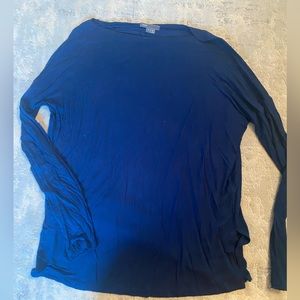 Vince cotton long sleeve top